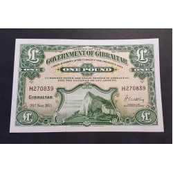 GIBRALTAR 1 Pound 1971  UNC